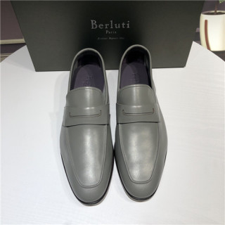 Berluti 2021 Men's Leather Oxford Shoes,BERTS0259 - 벨루티 2021 남성용 레더 옥스퍼드 슈즈,Size(240-270),그레이