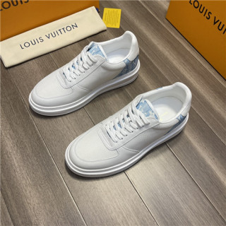 Louis Vuitton 2021 Men's Leather Sneakers,LOUS2070 - 루이비통 2021 남성용 레더 스니커즈,Size(240-270).,화이트