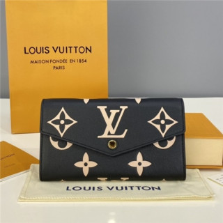 Louis Vuitton 2021 Women's Leather Wallet,19.5cm,M80496,LOUWT0510 - 루이비통 2021 여성용 레더 장지갑,19.5cm,블랙