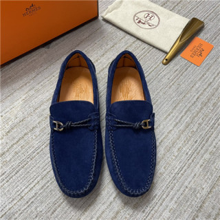Hermes 2021 Men's Leather Loafer,HERS0472 - 에르메스 2021 남성용 레더 로퍼,Size(240-270),네이비