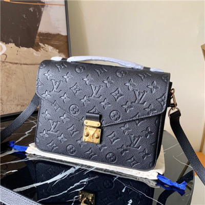 [럭셔리한]Louis Vuitton 2021 Women's Leather Tote Bag/Shoulder Bag,25cm,M41487,LOUB2398 - 루이비통 2021 여성용 레더 토트백/숄더백,25cm,블랙