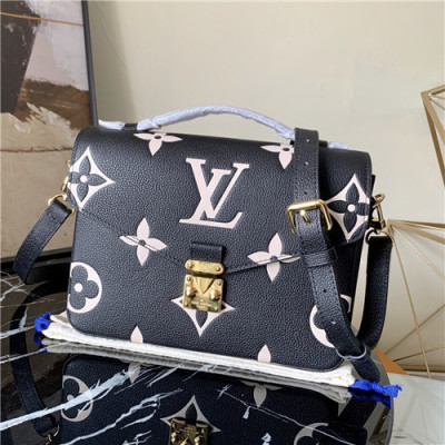 [럭셔리한]Louis Vuitton 2021 Women's Leather Tote Bag/Shoulder Bag,25cm,M41487,LOUB2405 - 루이비통 2021 여성용 레더 토트백/숄더백,25cm,블랙
