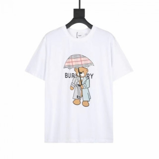 Burberry  Mm/Wm Logo Cotton Short Sleeved Tshirts White - 버버리 2021 남/녀 로고 코튼 반팔티 Bur03985x Size(xs - l) 화이트