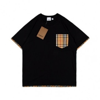 Burberry  Mm/Wm Logo Cotton Short Sleeved Tshirts Black - 버버리 2021 남/녀 로고 코튼 반팔티 Bur03991x Size(xs - l) 블랙