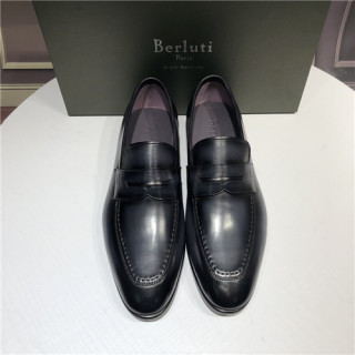 Berluti 2021 Men's Leather Oxford Shoes,BERTS0264 - 벨루티 2021 남성용 레더 옥스퍼드,Size(240-270),블랙