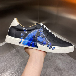 Hermes 2021 Men's Leather Sneakers,HERS0490 - 에르메스 2021 남성용 레더 스니커즈,Size(240-270),블랙