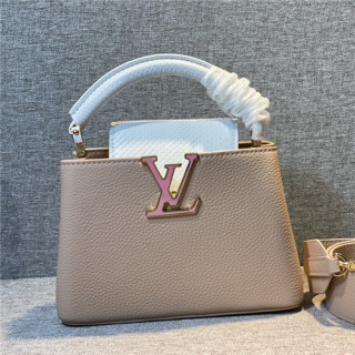 [럭셔리한]Louis Vuitton 2021 Women's Leather Tote Bag/Shoulder Bag,21cm,M99676,LOUB2413 - 루이비통 2021 여성용 레더 토트백/숄더백,21cm,베이지