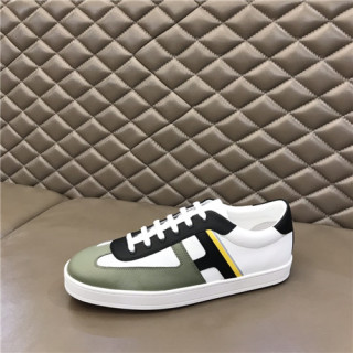 Hermes 2021 Men's Leather Sneakers,HERS0496 - 에르메스 2021 남성용 레더 스니커즈,Size(240-270),화이트