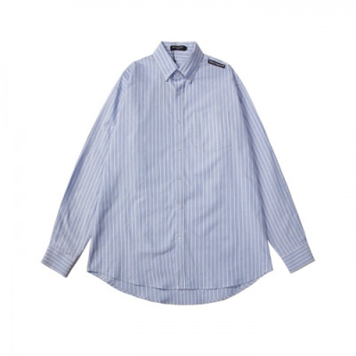 Balenciaga  Mens Logo Cotton Tshirts Blue - 발렌시아가 2021 남성 로고 코튼 셔츠 Bal01130x Size(s - xl) 블루