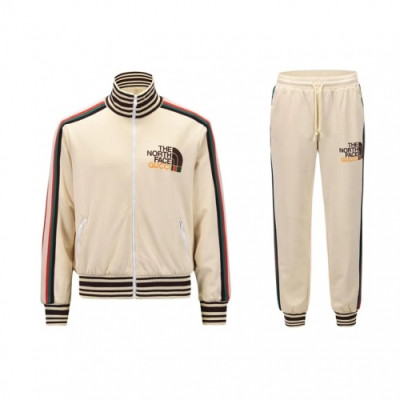 Gucci   Mens Logo Casual Training Clothes Ivory - 구찌 2021 남성 로고 캐쥬얼 트레이닝복 Guc03885x Size(m - 3xl) 아이보리