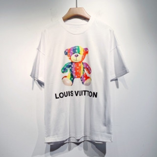 Louis vuitton  Mm/Wm Logo Short Sleeved Tshirts White - 루이비통 2021 남/녀 로고 반팔티 Lou03414x Size(s - 2xl) 화이트