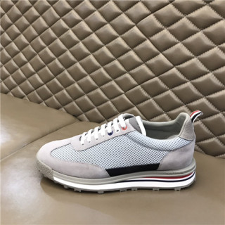 Thom Browne 2021 Men's Leather Sneakers,THOMS0056 - 톰브라운 2021 남성용 레더 스니커즈,Size(240-270),그레이