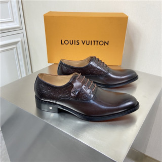Louis Vuitton 2021 Men's Leather Oxford Shoes,LOUS2189 - 루이비통 2021 남성용 레더 옥스퍼드 슈즈,Size(240-270),브라운