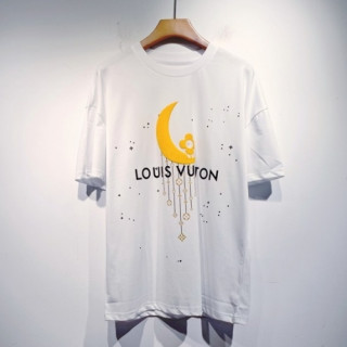 Louis vuitton  Mm/Wm Logo Short Sleeved Tshirts White - 루이비통 2021 남/녀 로고 반팔티 Lou03434x Size(s - 2xl) 화이트
