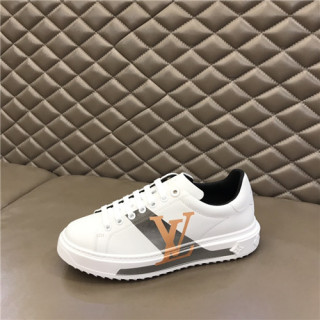 Louis Vuitton 2021 Men's Leather Sneakers,LOUS2223 - 루이비통 2021 남성용 레더 스니커즈,SizE(240-270),화이트