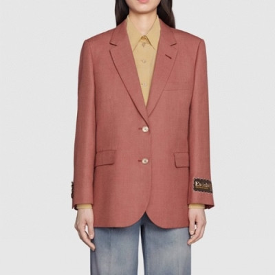 Gucci  Womens Casual Suit Jacket Pink - 구찌 2021 여성 캐쥬얼 슈트자켓 Guc03957x Size(s - l) 핑크