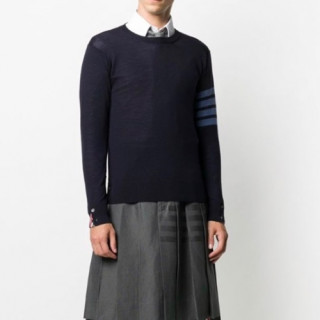 Thom Browne  Mens Strap Sweaters Navy - 톰브라운 2021 남성 스트랩 스웨터 Thom01414x Size(1 - 4) 네이비