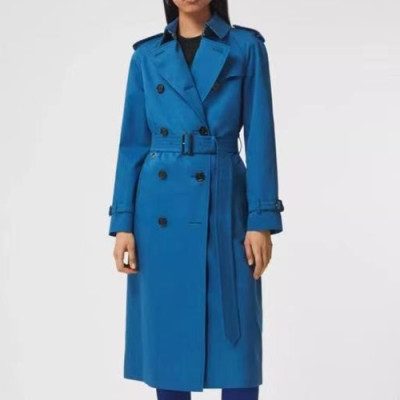 Burberry  Womens Vintage Trench Coats Blue - 버버리 2021 여성 빈티지 트렌치 양면 코트 Bur04111x Size(s - xl) 블루
