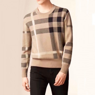 Burberry  Mm/Wm Vintage Polo Wool Sweaters Beige - 버버리 2021 남자 빈티지 폴로 울 스웨터 Bur04165x Size(m - 2xl) 베이지