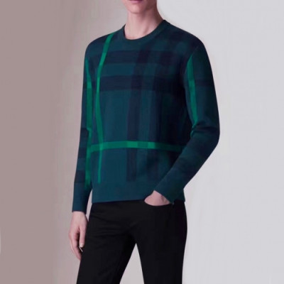 Burberry  Mm/Wm Vintage Polo Wool Sweaters Green - 버버리 2021 남자 빈티지 폴로 울 스웨터 Bur04166x Size(m - 2xl) 그린