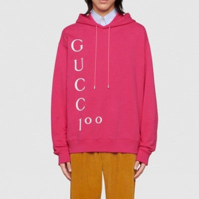 Gucci  Mm/Wm Logo Casual Hoodie Pink - 구찌 2021 남/녀 로고 캐쥬얼 후드티 Guc04474x Size(s - l) 핑크