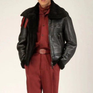 Bally  Mens Business Modern Leather Jackets Black - 발리 2021 남성 비지니스 모던 가죽 자켓 Bly0131x Size(m - 3xl) 블랙