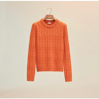 Hermes  Mens Crew-neck Wool Sweater Orange - 에르메스 2021 남성 크루넥 울 스웨터 Her0721x Size(m - 2xl) 오렌지