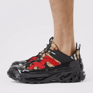 버버리  남성 캐쥬얼 스니커즈 Size(240 - 270) 레드 - Burberry  Men's Casual Sneakers Bur04270x Red