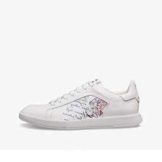 벨루티  남성 캐쥬얼 레더 스니커즈 Szie(245 - 270) 화이트 - Berluti  Men's Casual Leather Sneakers Ber0069x White