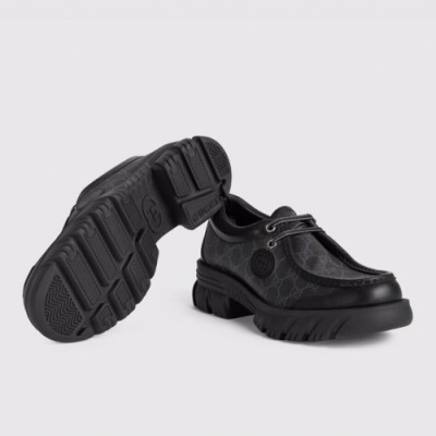구찌  남성 캐쥬얼 레더 슈즈 Size(240-275) 블랙 - Gucci   Men's Casual Leather Shoes Guc04520x Black
