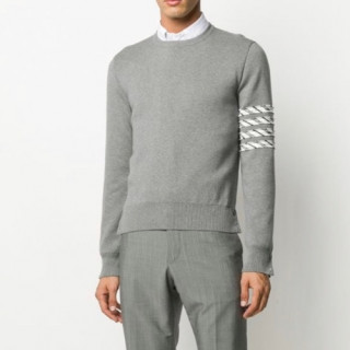 Thom Browne  Unisex Strap Sweaters Gray - 톰브라운  남/녀 스트랩 스웨터 Thom01530x Size(1 - 4) 그레이