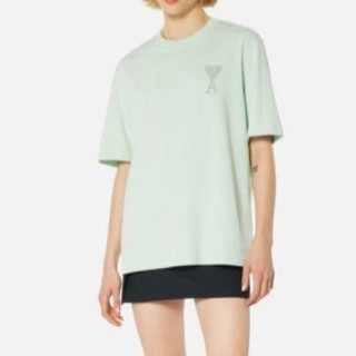 아미 여성 크루넥 민트 반팔티 - Womens Mint Tshirts - ami0266x