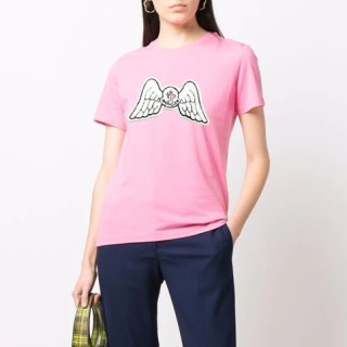 몽클레어 여성 핑크 반팔 티셔츠 - Moncler Womens Pink Tshirts - moc02464x