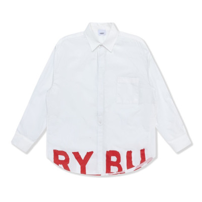 버버리 남성 클래식 화이트 셔츠 - Mens White Tshirts - bur04376x
