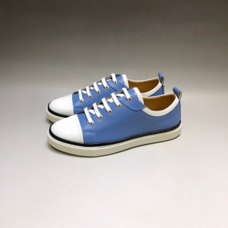 에르메스 남성 클래식 블루 스니커즈 - Mens Blue Sneakers - her0825x