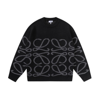 로에베 남성 블랙 스웨터 - Mens Black Sweaters - loe0645x