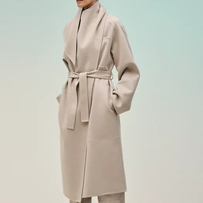 에르메스 여성 클래식 그레이 코트 - Hermes Womens Gray Coats - her0910x