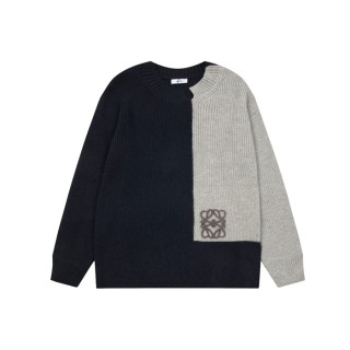 로에베 남성 블랙 크루넥 스웨터 - Loewe Mens Black Sweaters - loe0669x