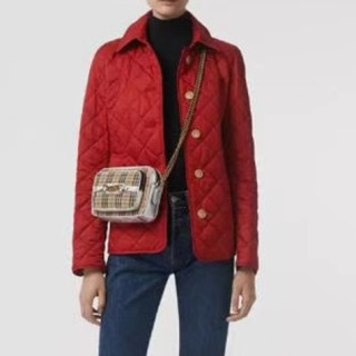 버버리 여성 레드 다운 자켓 - Burberry Womens Red Jackets - bur04572x