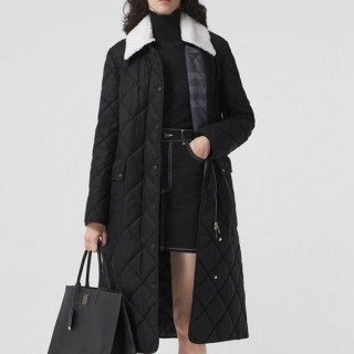 버버리 여성 블랙 다운 코트 - Burberry Womens Black Coats - bur04576x