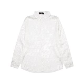 펜디 남성 클래식 화이트 셔츠 - Fendi Mens White Tshirts - fen1298x