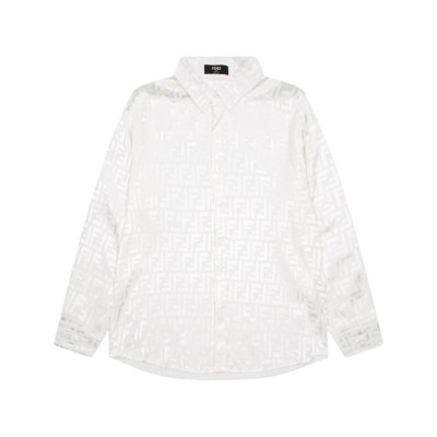펜디 남성 클래식 화이트 셔츠 - Fendi Mens White Tshirts - fen1298x