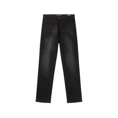 루이비통 남성 캐쥬얼 블랙 청바지 - Louis vuitton Mens Black Jeans - lv72x