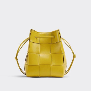 보테가베네타 여성 옐로우 버킷백 - Bottega Veneta Womens Yellow Burket Bag - bv0488x