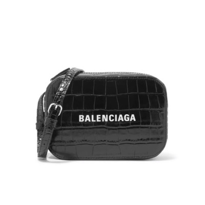 발렌시아가 남/녀 블랙 카메라백 - Balenciaga Unisex Black Camera Bag - ba32x