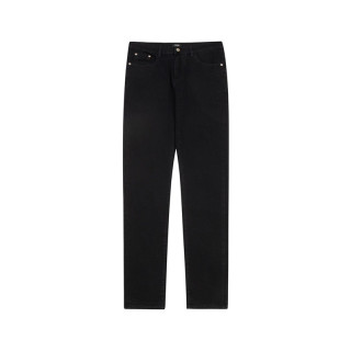 펜디 남성 캐쥬얼 블랙 청바지 - Fendi Mens Black Jeans - fe22x