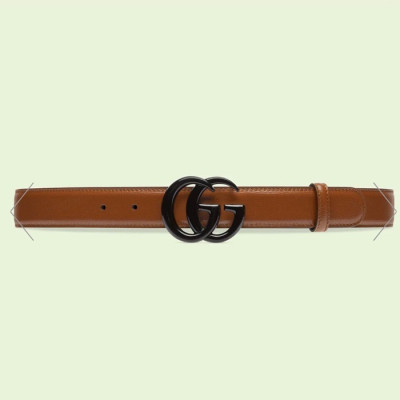 구찌 남성 GG 브라운 벨트 - Gucci Mens Brown Belts - gu138x