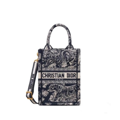 디올 여성 네이비 폰백 - Dior Womens Navy Phone Bag - di214x