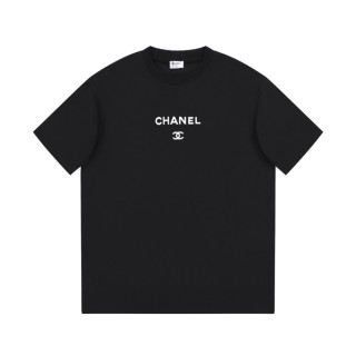 샤넬 남성 크루넥 블랙 반팔티 - Chanel Mens Black Tshirts - ch61x