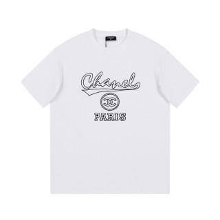 샤넬 남성 크루넥 화이트 반팔티 - Chanel Mens White Tshirts - ch66x